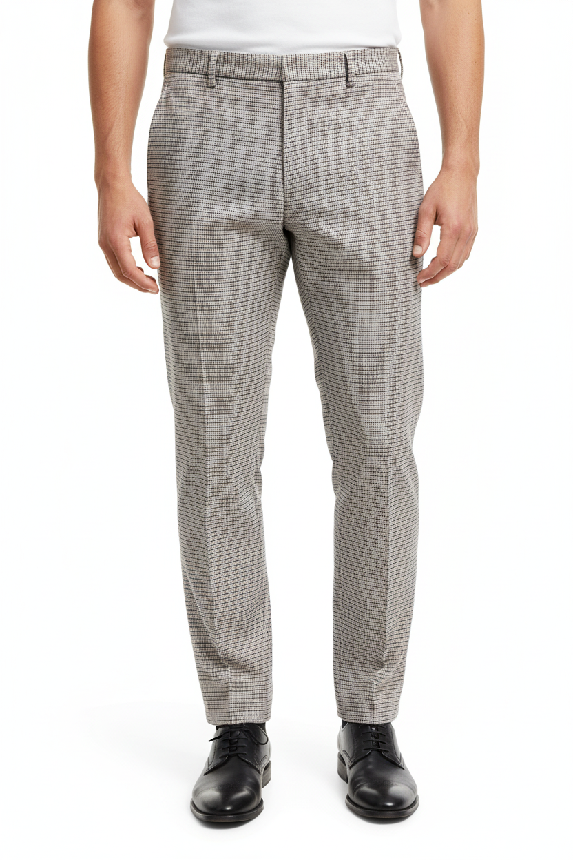 Check Trousers - Hip Down Model Shot