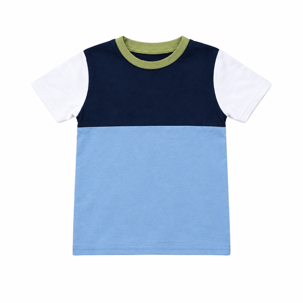 Colour-block T-shirt