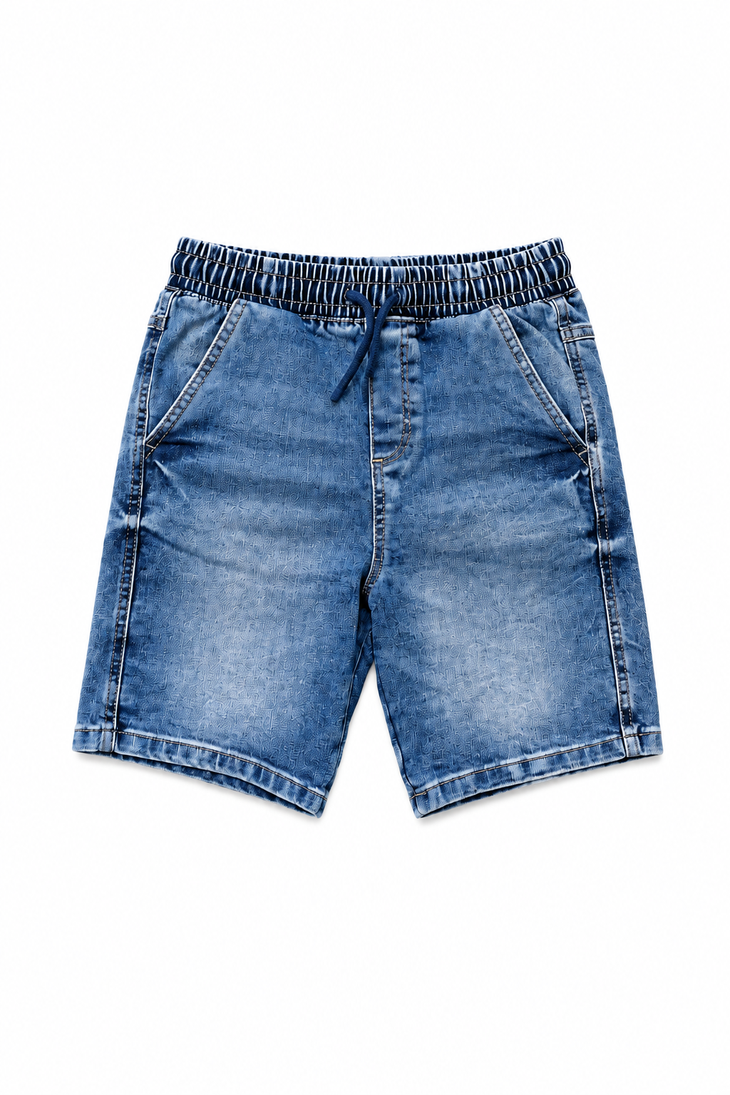 Denim Shorts Flat Lay