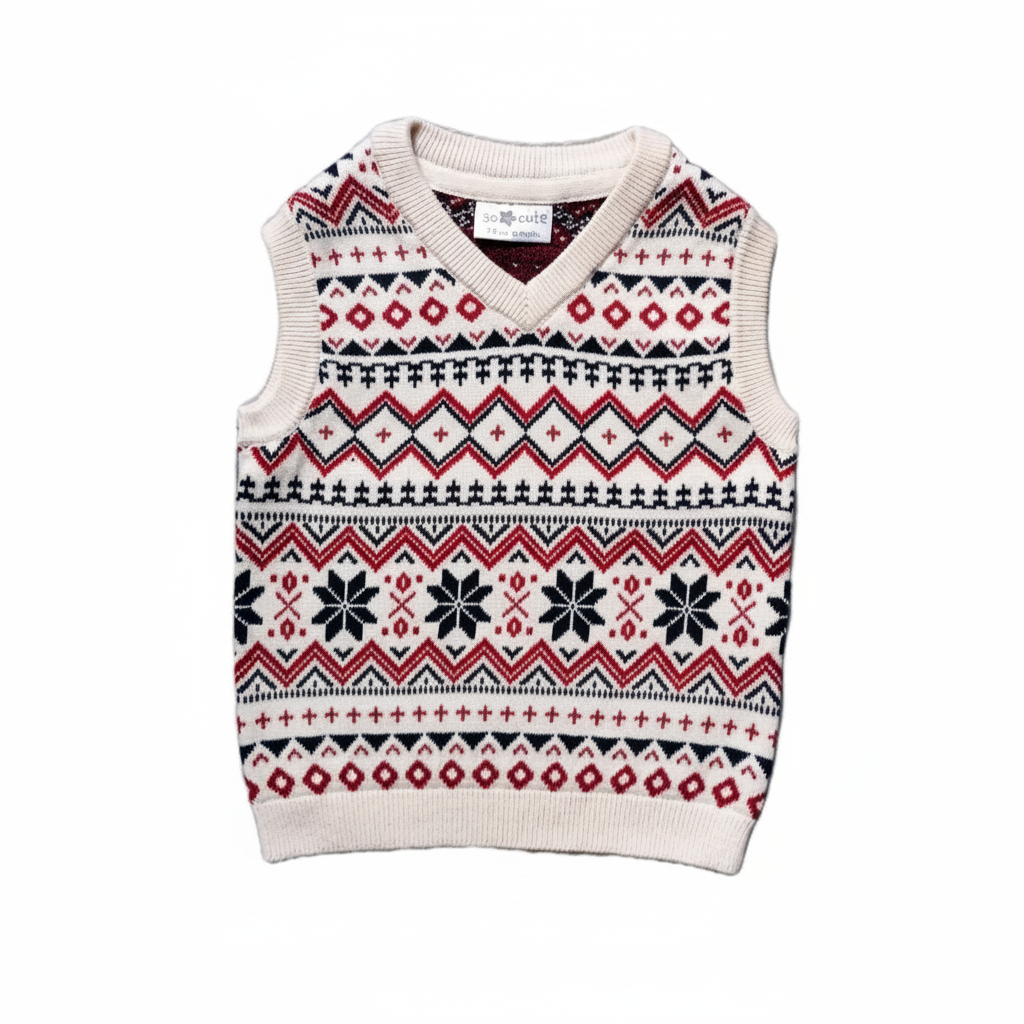 Fair isle vest – tag removed