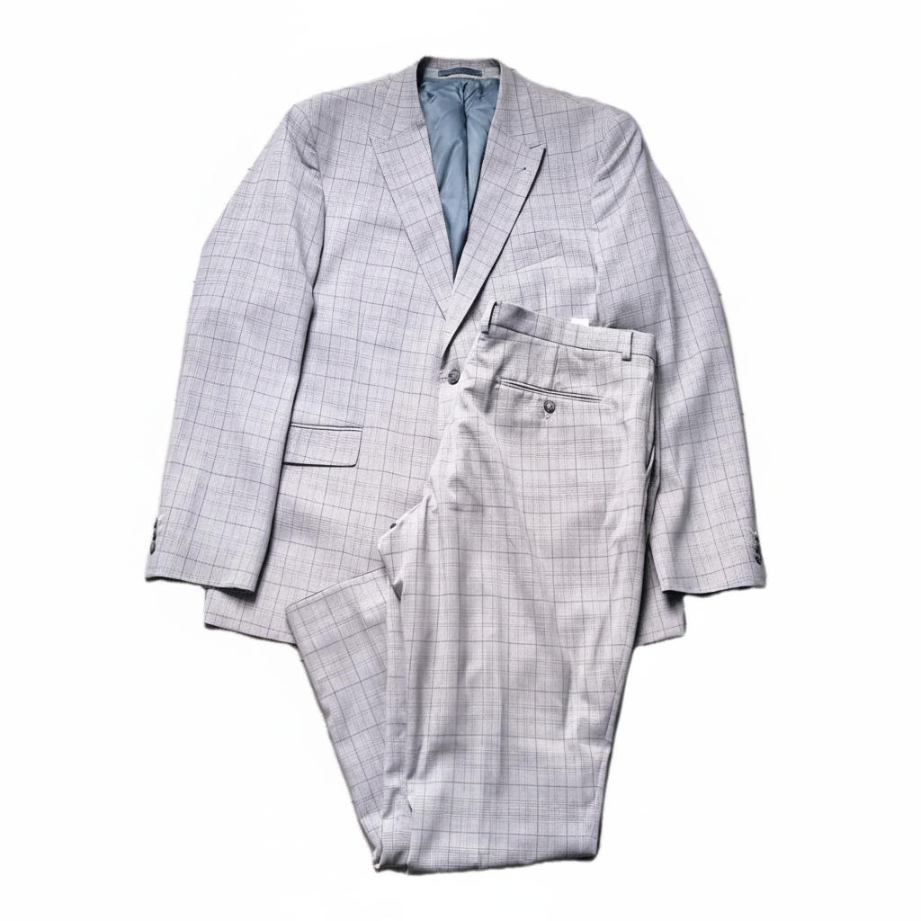 Full suit flat lay