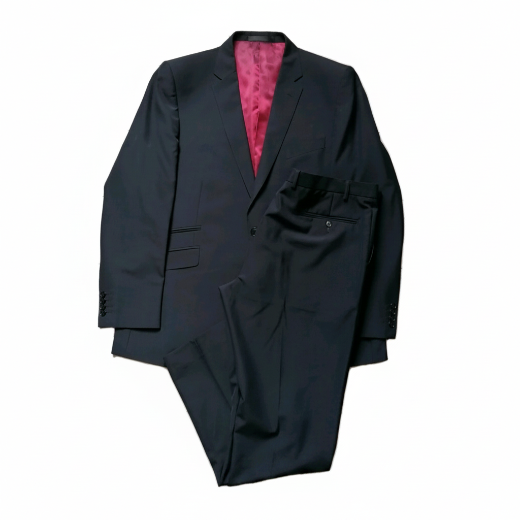 Full suit flat lay