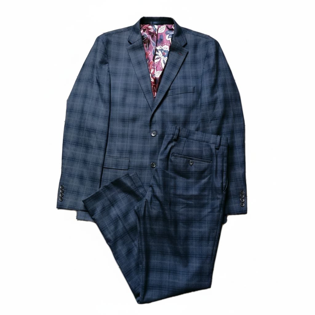 Full suit flat lay