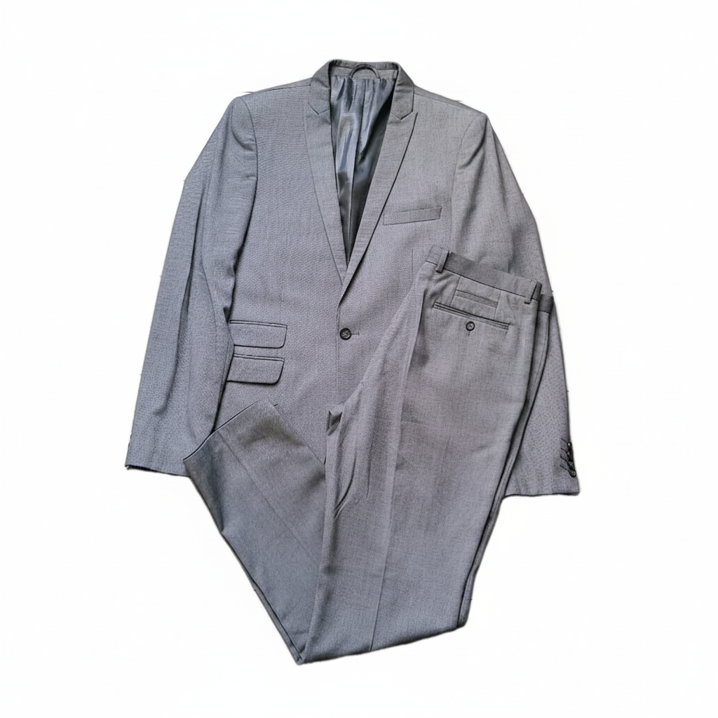 Full suit flat lay