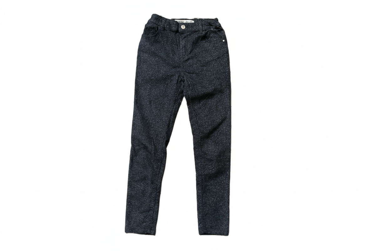 Girls Navy Corduroy Skinny Trousers – Refined