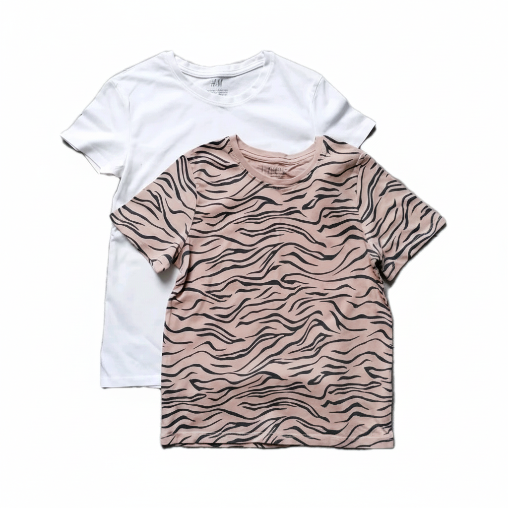 Girls T-shirts Two Pack Refined
