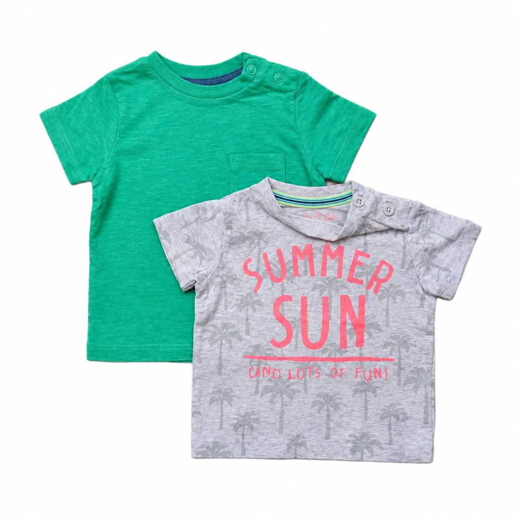 Green and Summer Sun T-shirts