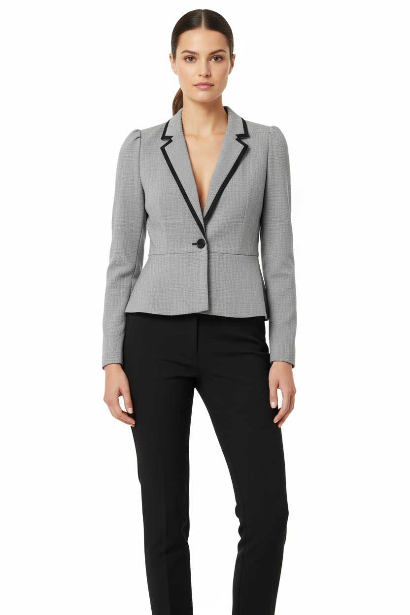 Ladies Blazer Jacket Model Shot