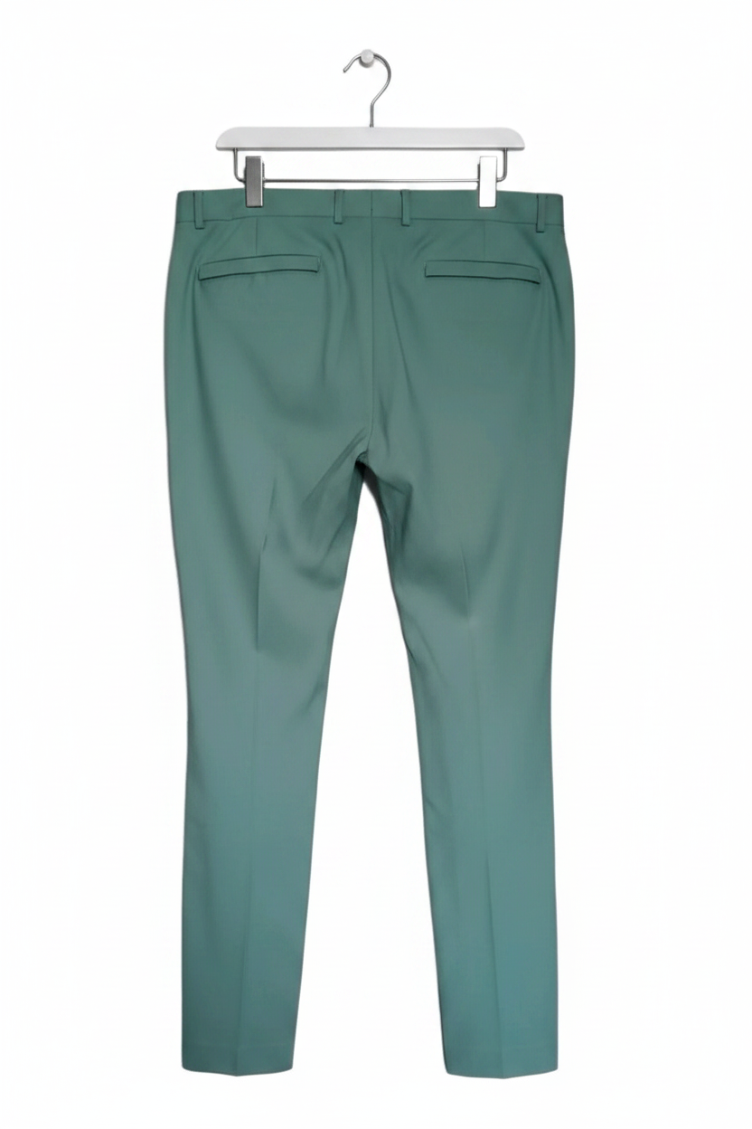 Mint Green Suit Trousers Back