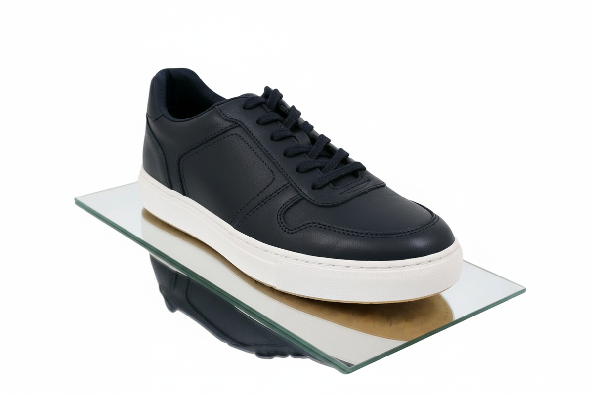 Navy Trainers Sole Detail