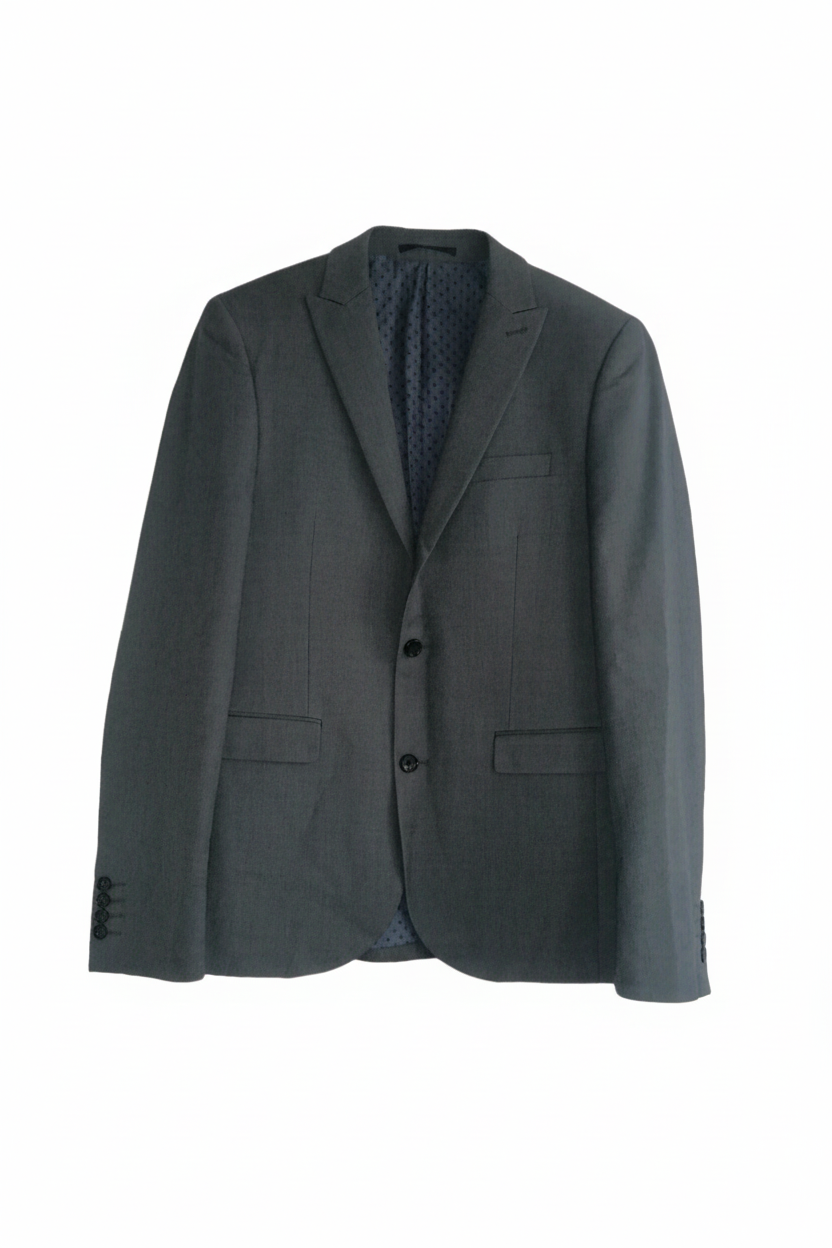 Next Grey Skinny Fit Blazer - No Hanger