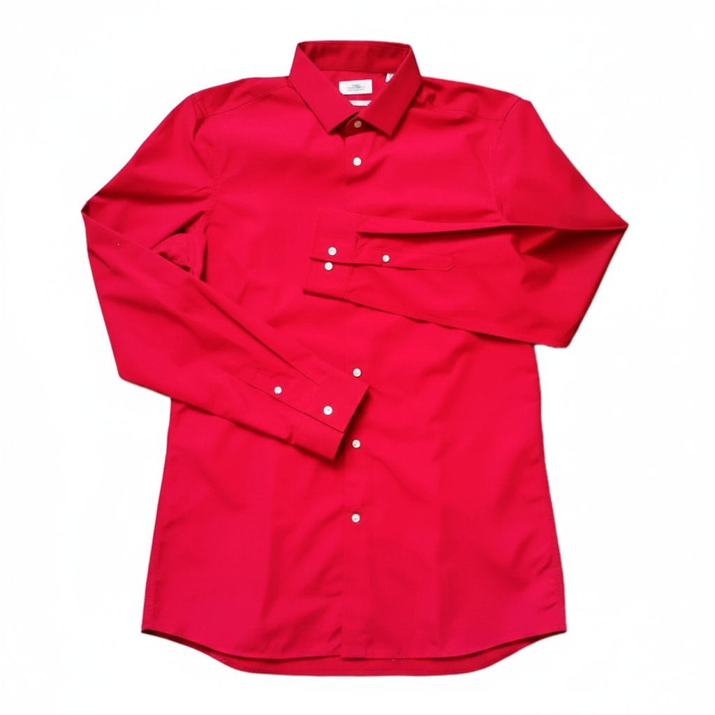 Red Shirt Flat Lay 2