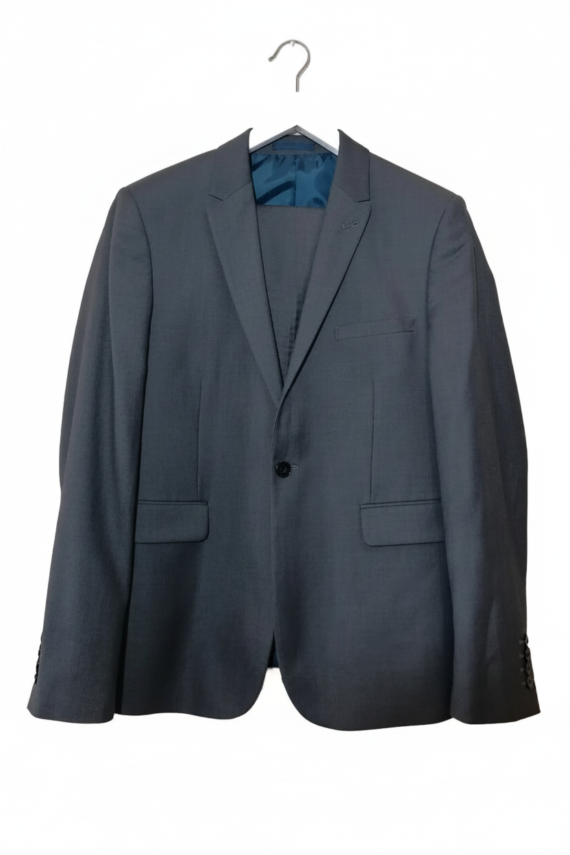 Refined Charcoal Suit Jacket