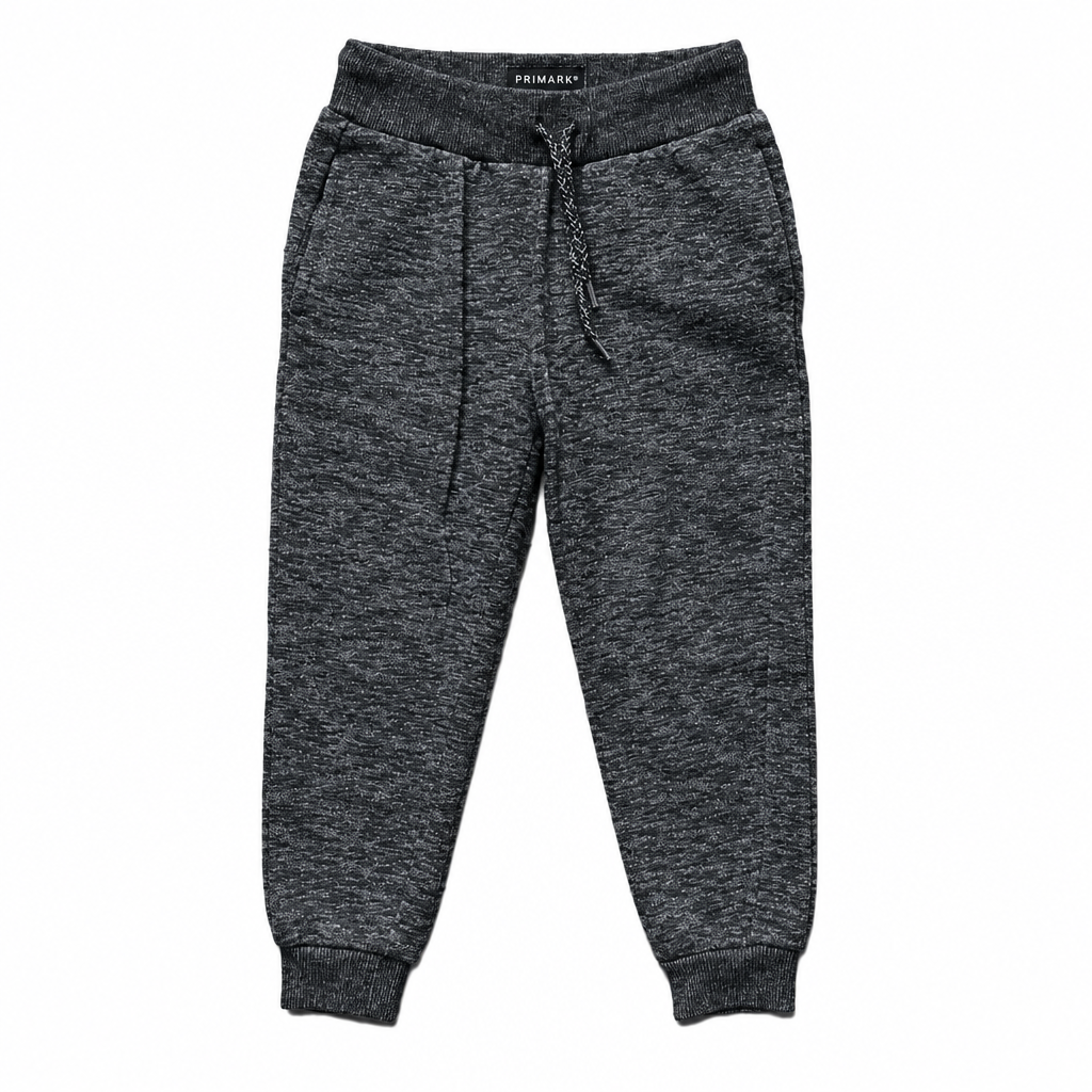 Refined grey joggers photo