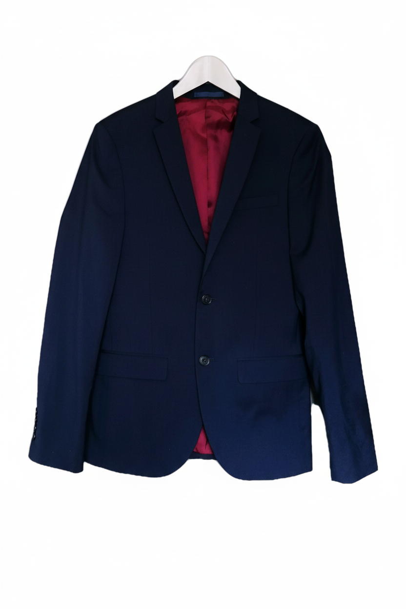 Refined navy blazer