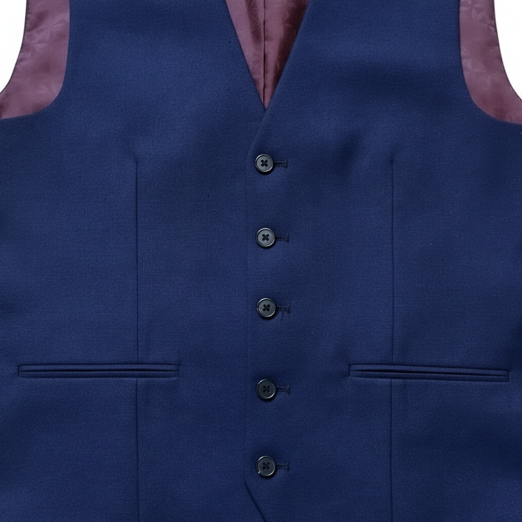 Men Next navy blue slim fit waistcoat 38R