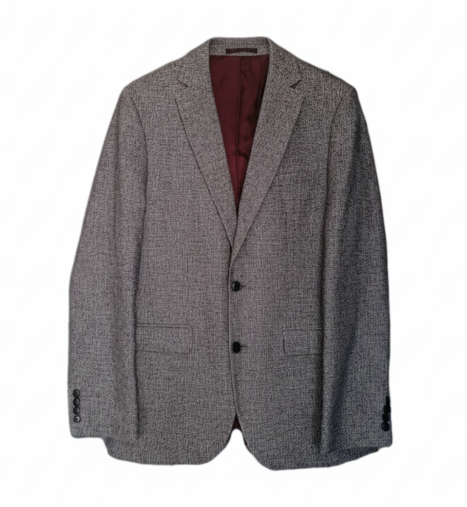 Men Moss grey tailored fit blazer 38L