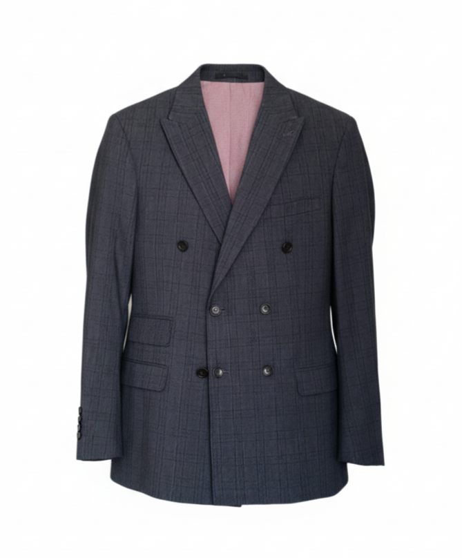 Men Next grey double breasted jacket 38R