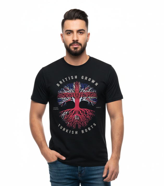 Men black t-shirt, Large
