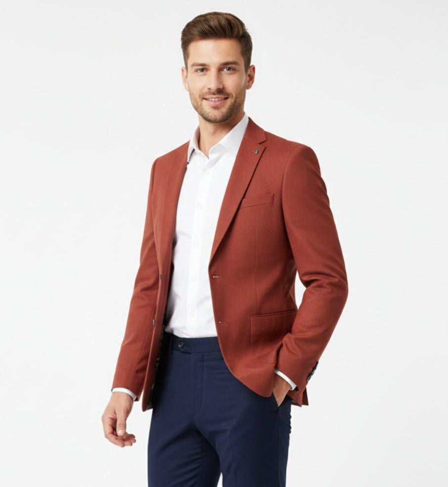 Men Nezt slim fit grey blazer 34R