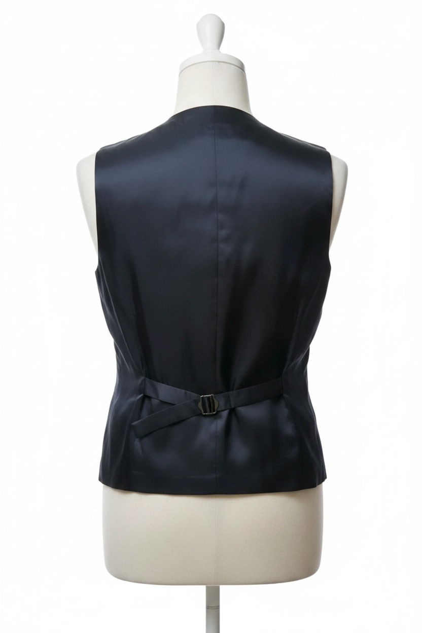 Men Next navy blue slim fit waistcoat 38R