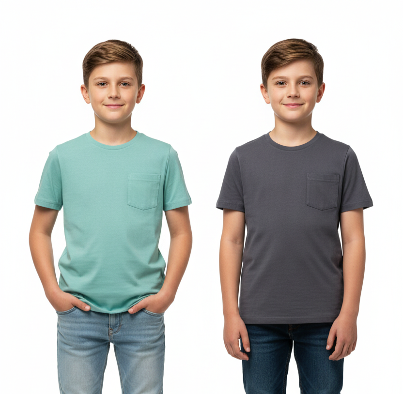 2 x boys t-shirt 6-7y