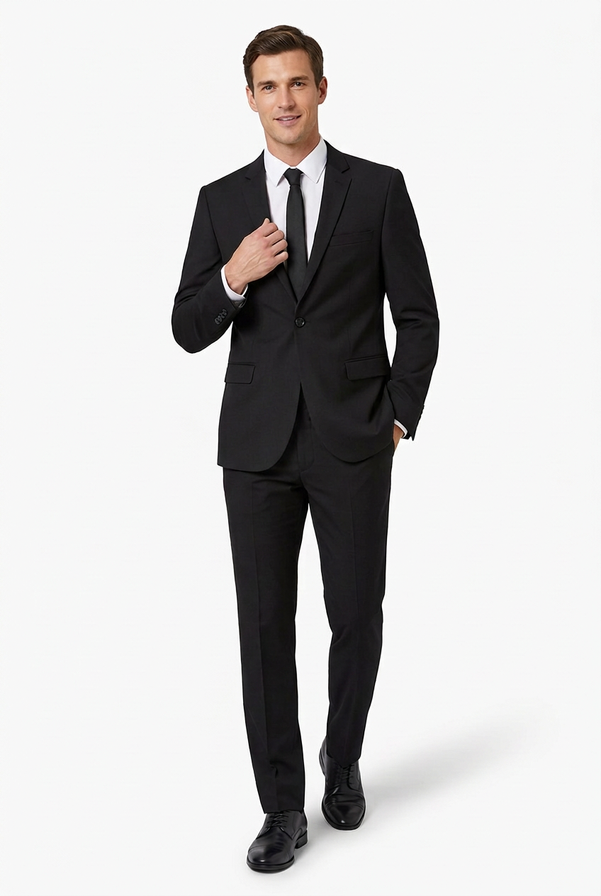 Single-button closure correction for the Burton suit model image