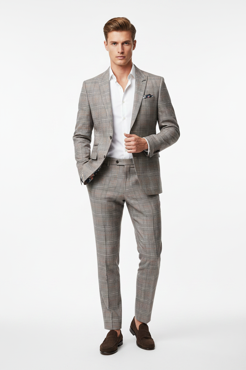 Suit on model