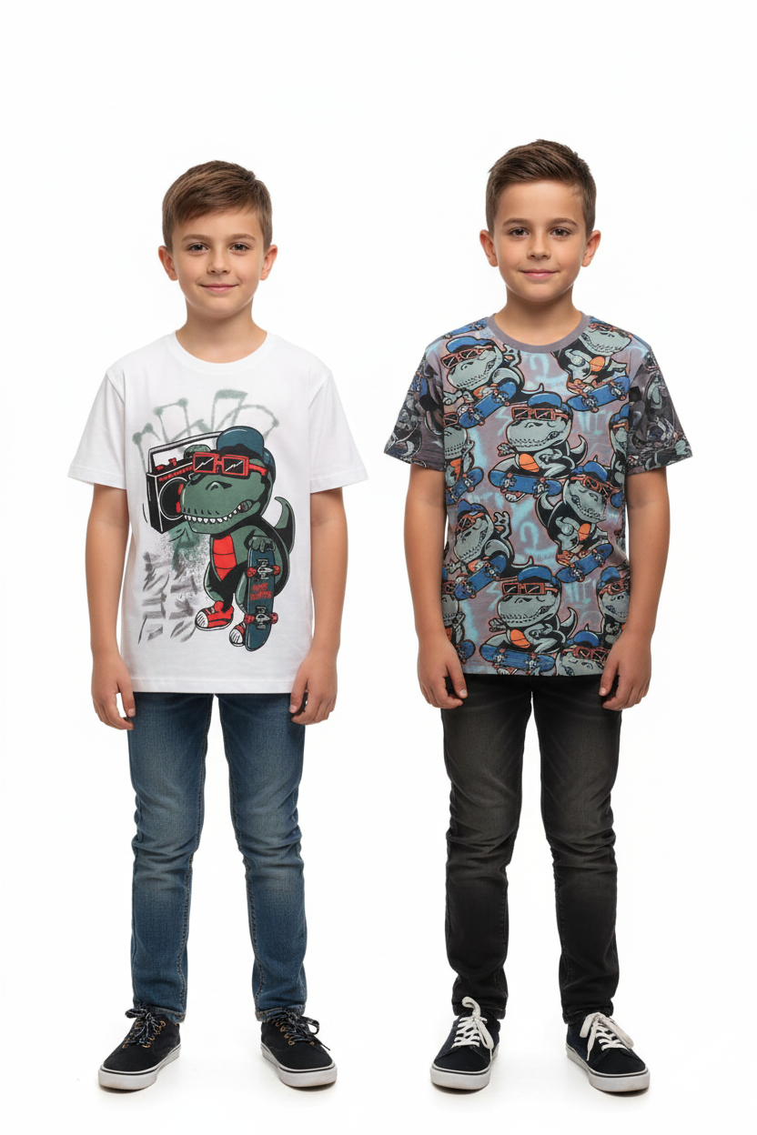 Two Boys - Both Tees Clear