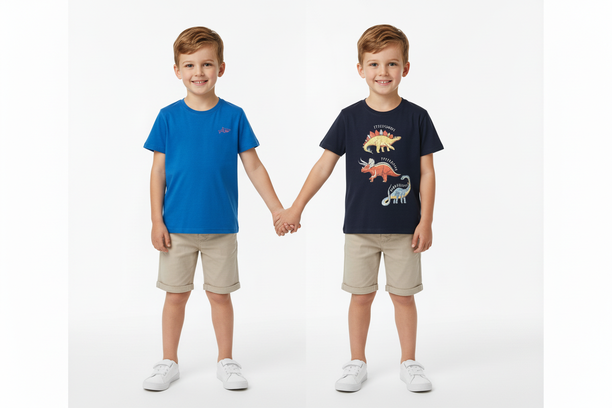 Two Boys Holding Hands
